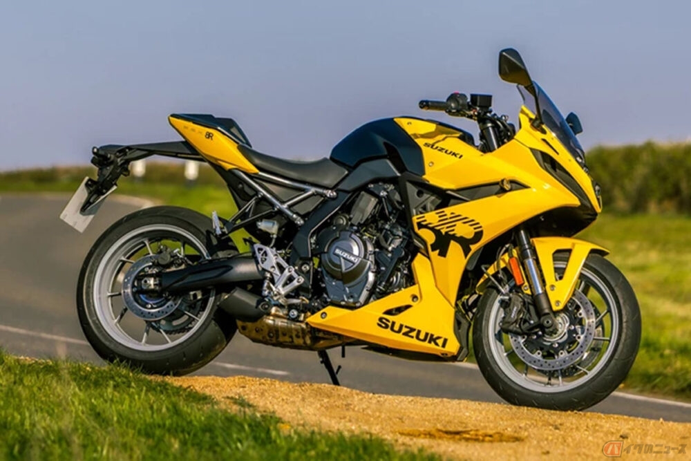 スズキのフルカウルスポーツは「黄色」もよく似合う!? 「GSX-8R」の