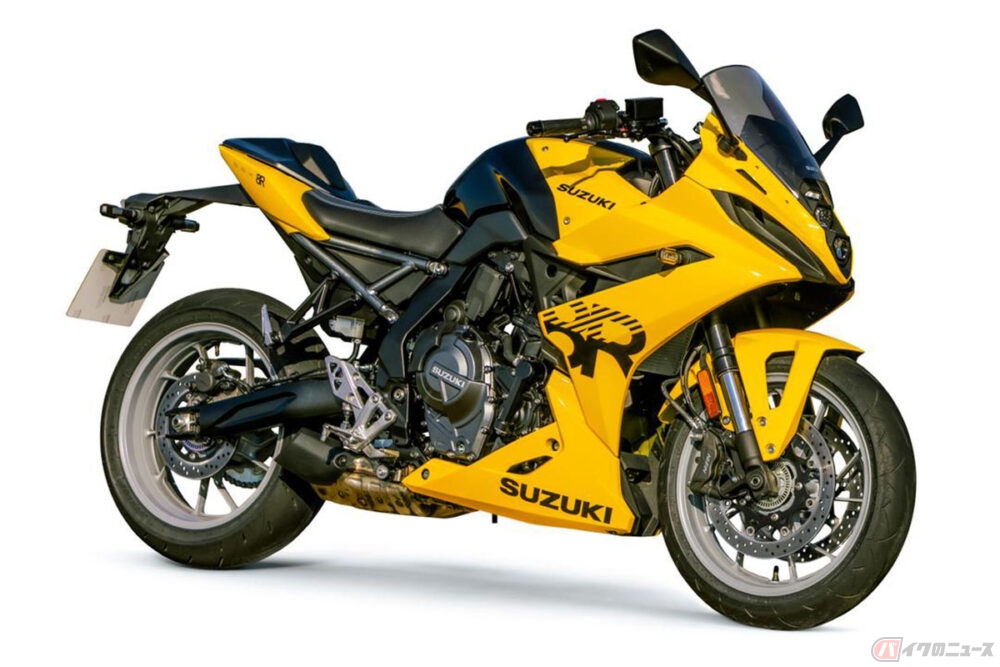 スズキのフルカウルスポーツは「黄色」もよく似合う!? 「GSX-8R」の
