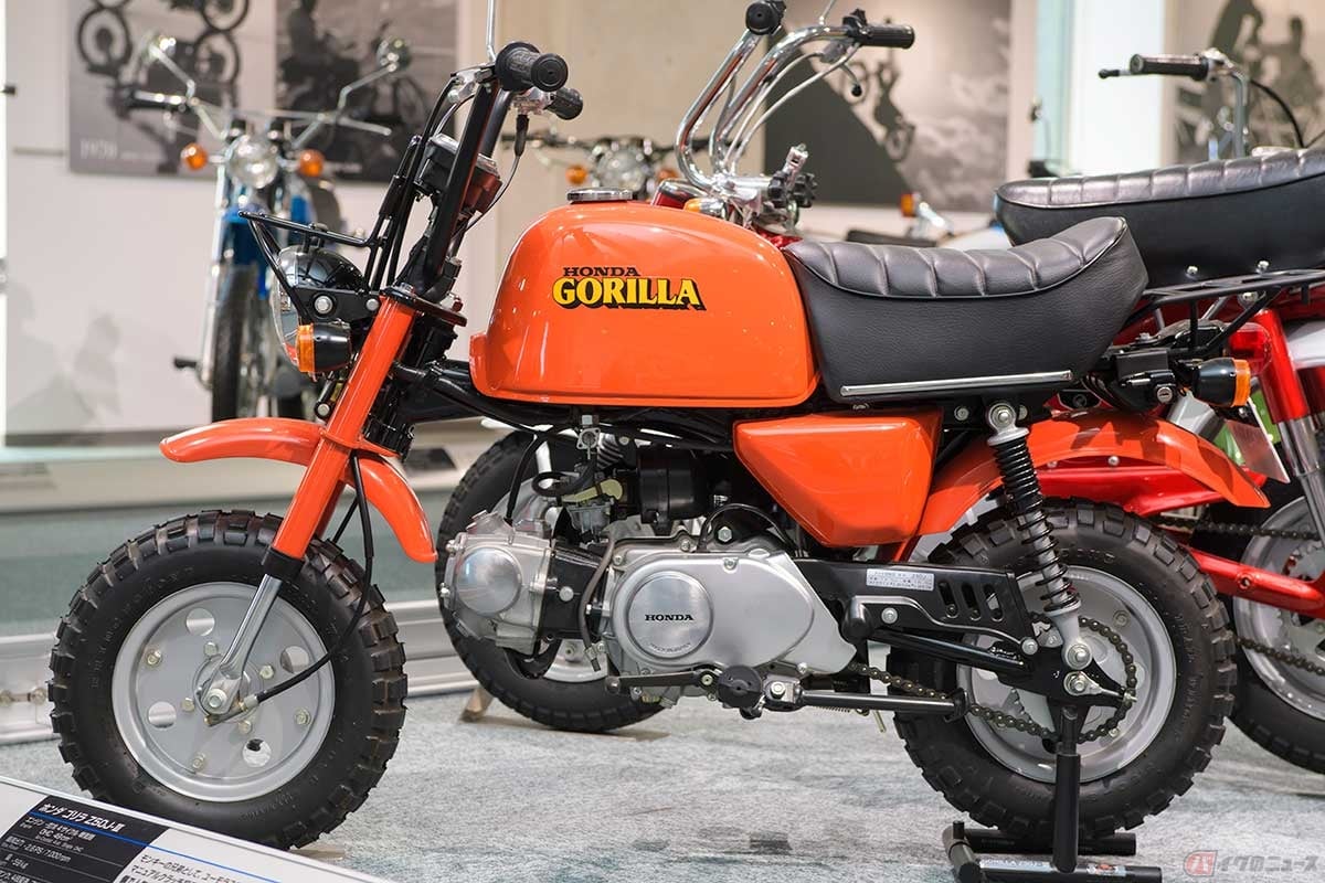コンパクトなレジャーバイク「ホンダ・モンキー/ゴリラ」に新