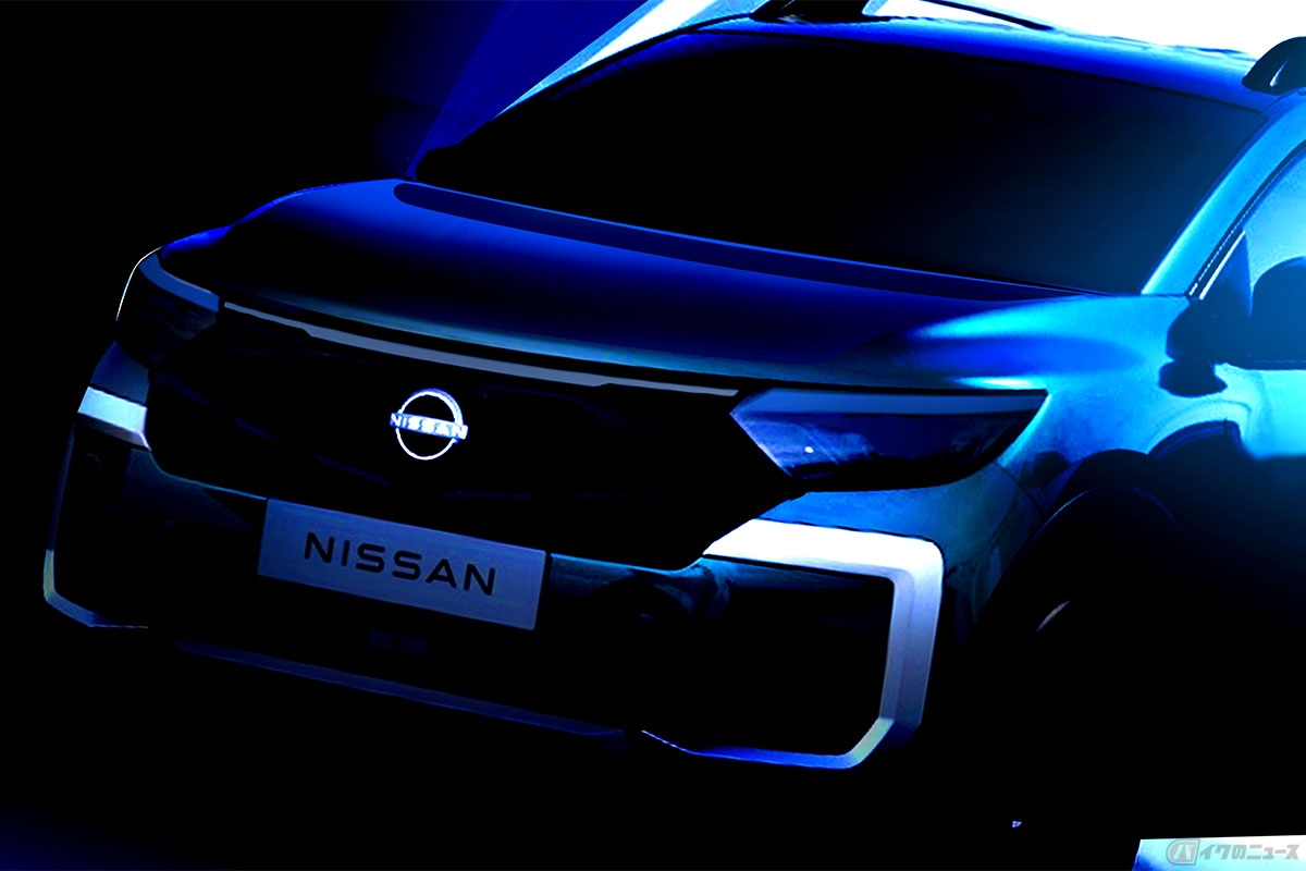 インド市場の新型車 (MPV)（ティーザーイメージ）