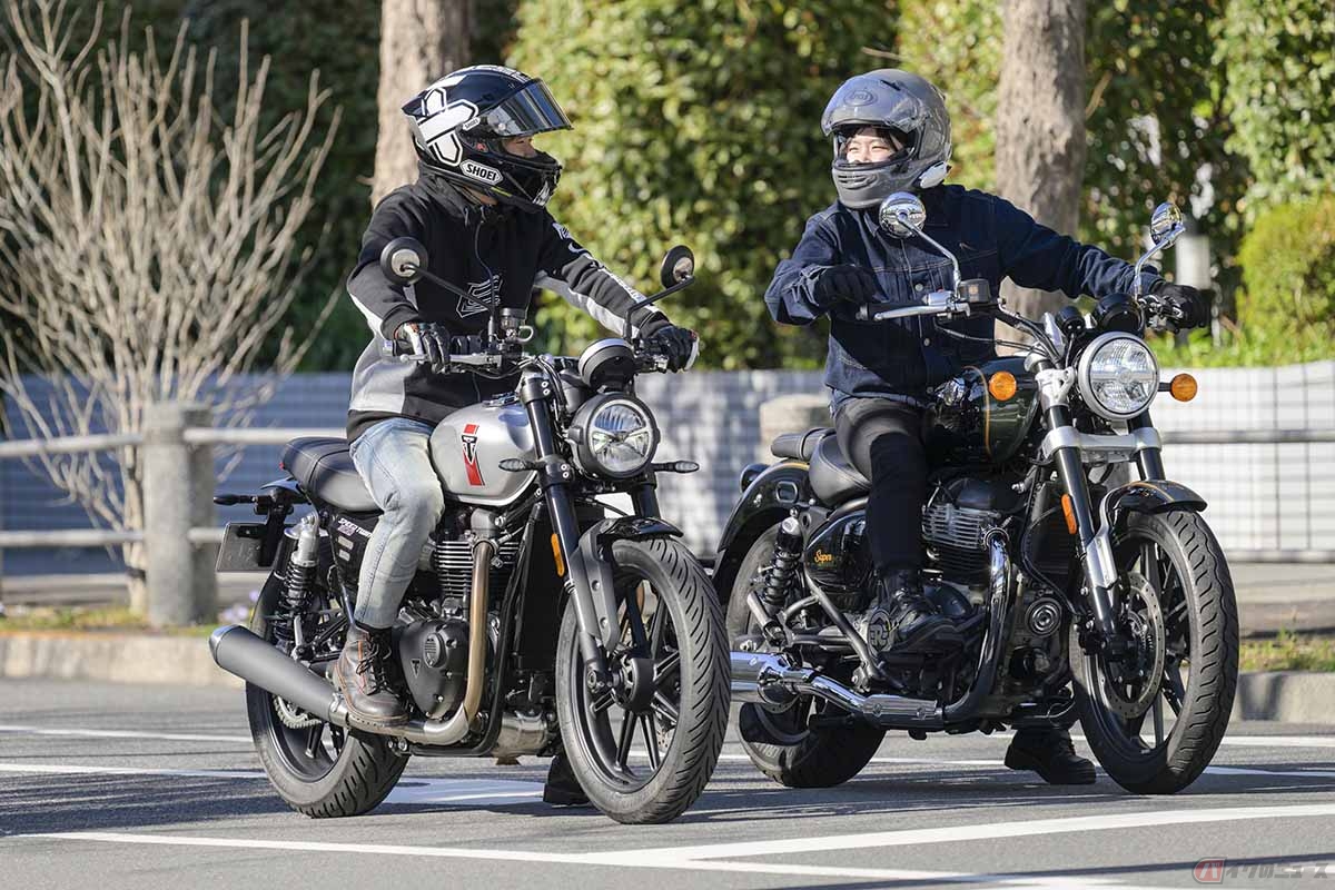 バイクでの並列での走行が直接的に交通違反になる事はない