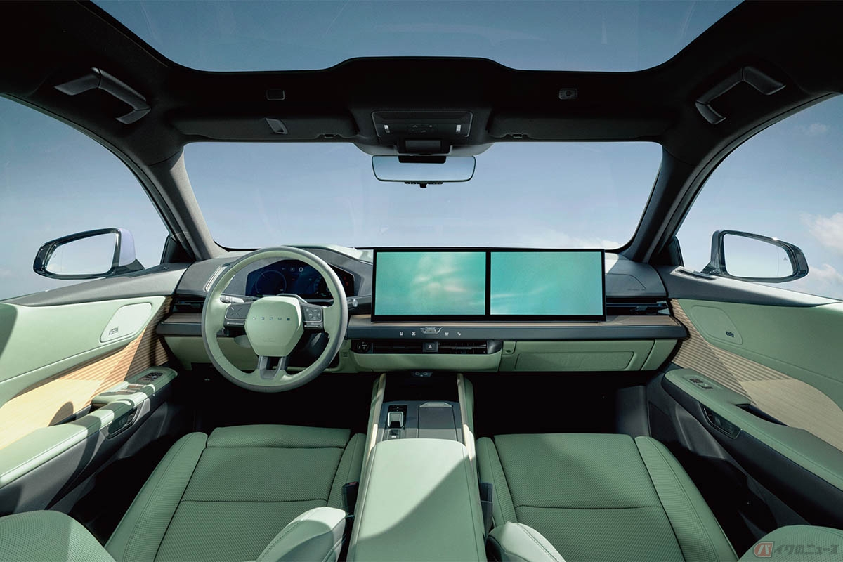 レクサス新型「ES」(プロトタイプ)の内装