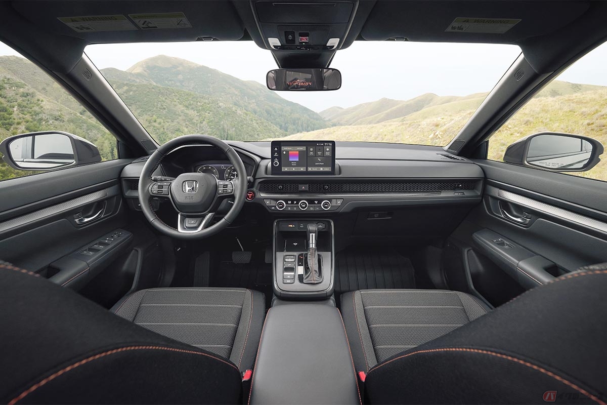 ホンダ「CR-V TrailSport」の内装