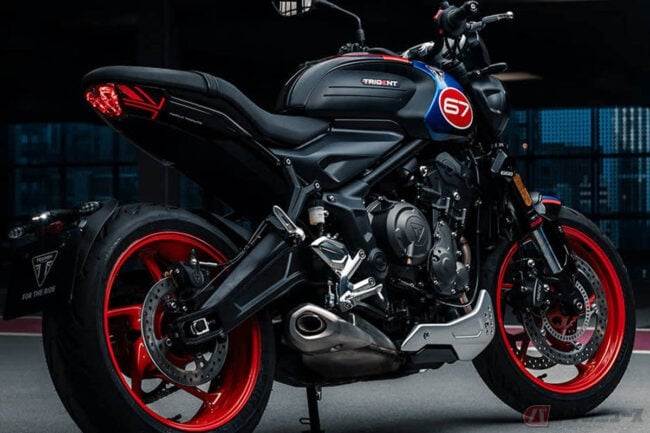 好評につき2025年も特別仕様車が登場!! トライアンフ「Trident Triple