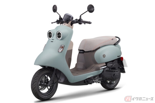 どことなく「ムーミン」ぽい？ 丸目がかわいいヤマハの原付二種