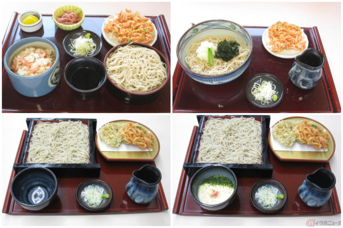 静岡県静岡市の由比にあるグルメスポット「くらさわや」の系列店「桜えび茶屋」