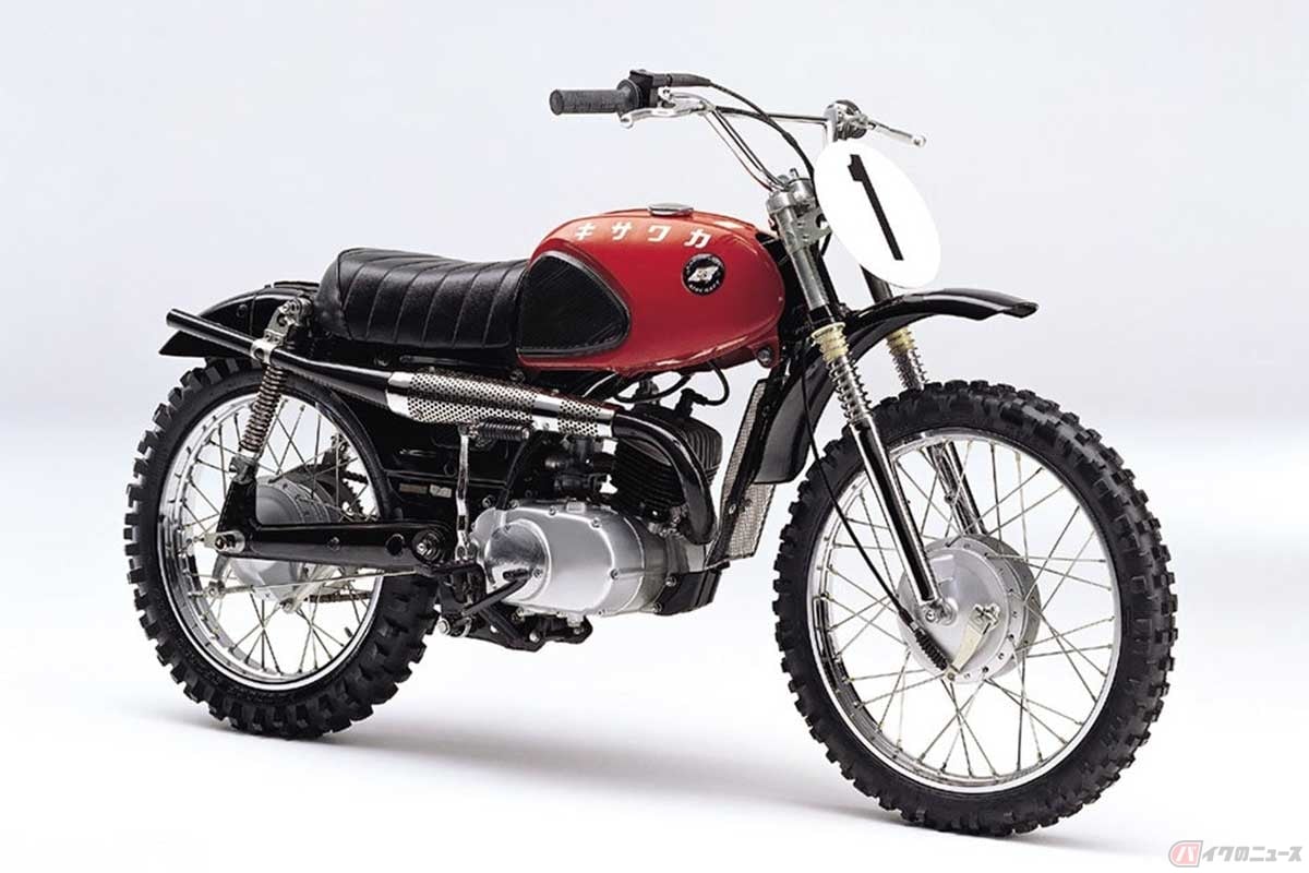 市販モトクロッサーのカワサキ「B8M」(1963年型)