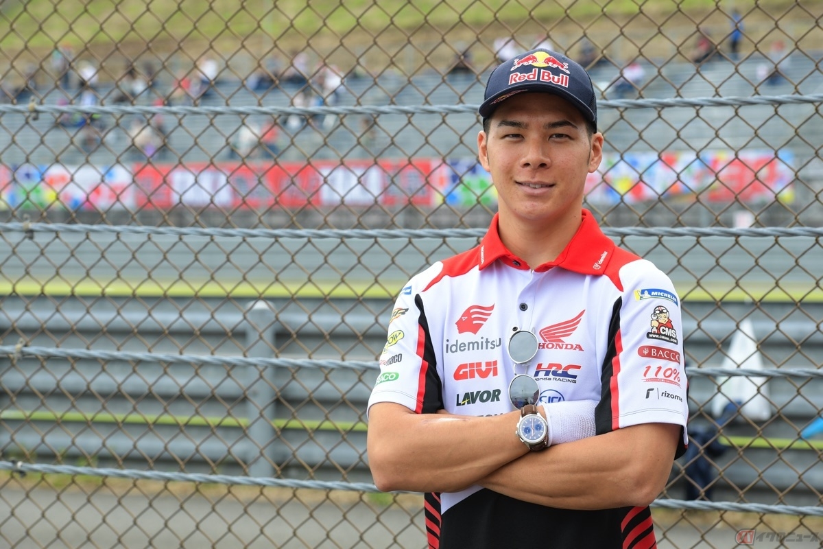 来季よりMotoGPマシン開発ライダーとしてのHRCとの複数年契約が発表された中上貴晶選手