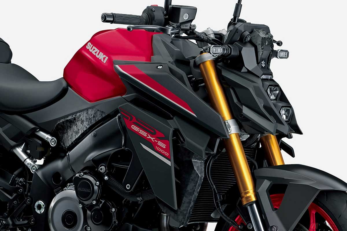 スズキ「GSX-S1000」（2026年モデル）カラー：キャンディダーリングレッド