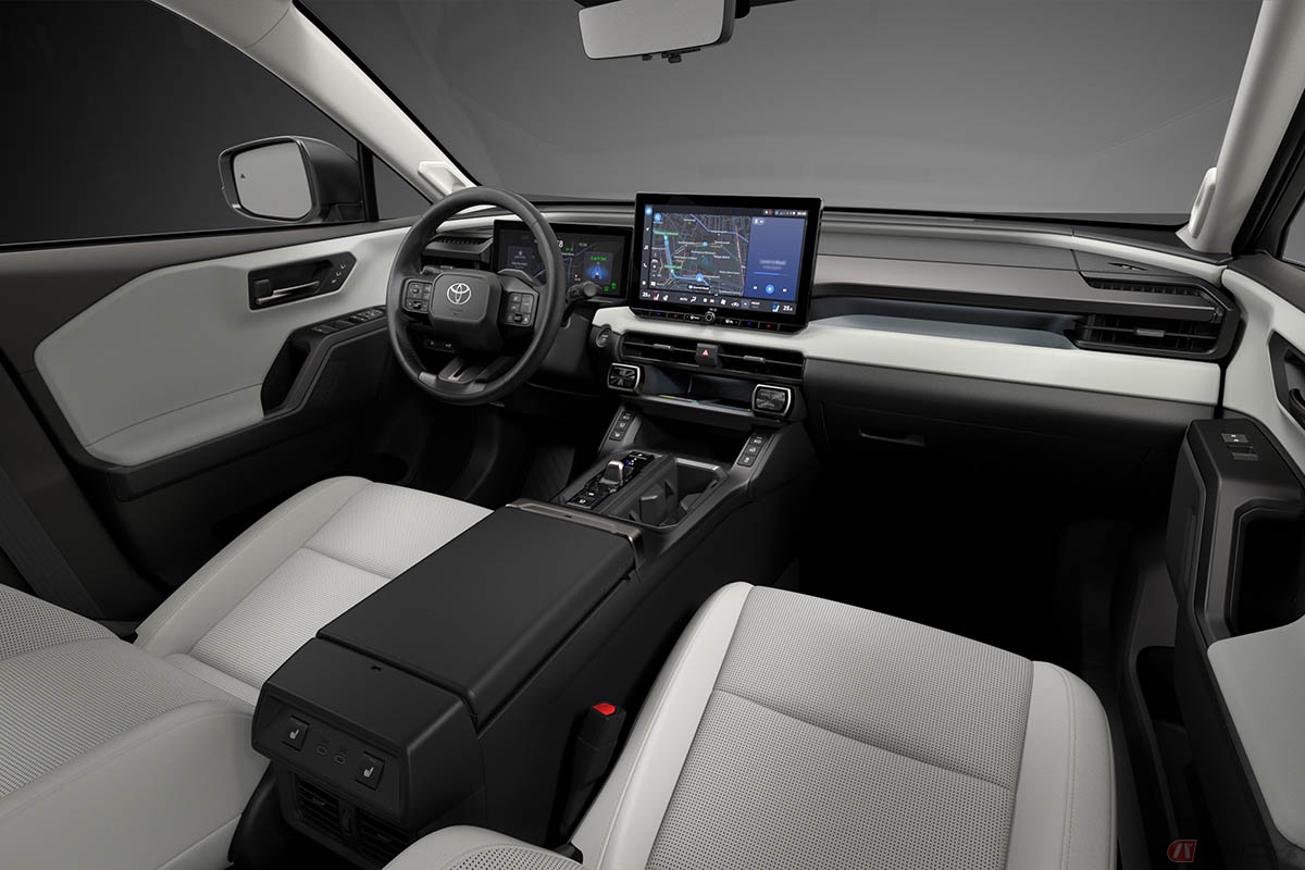 トヨタ「RAV4 CORE」の内装(プロトタイプ)