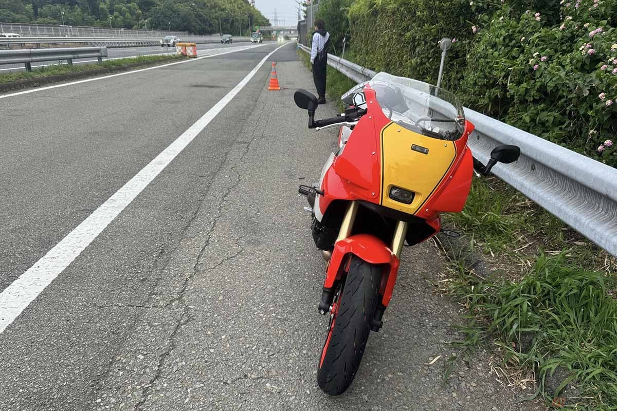 高速道路上でガス欠になってしまった場合は、道路交通法違反