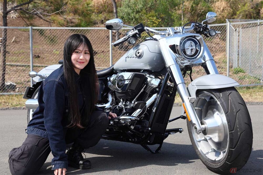 気分はシュワちゃん、I'll be back!? ハーレーと言えばこの