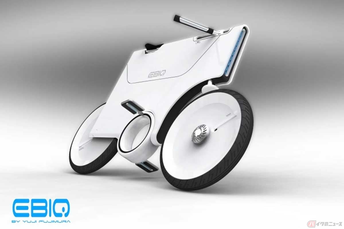 工業デザイナーのYuji Fujimura氏が2010年にデザインした電動バイクのコンセプト「EBIQ Electric Bike」
