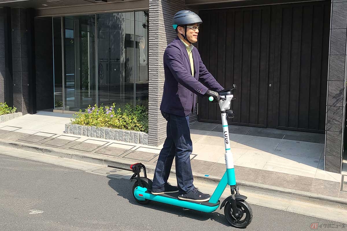 全国20都道府県61市区町村で展開されている電動モビリティのシェアリングサービス「LUUP」