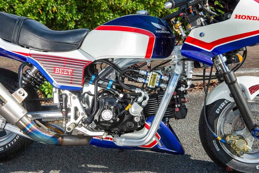 再現度が高すぎる!! ホンダ「CBX400Fインテグラ」仕様の「ゴリラ50