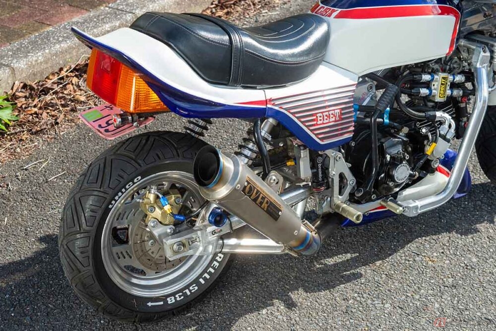 再現度が高すぎる!! ホンダ「CBX400Fインテグラ」仕様の「ゴリラ50