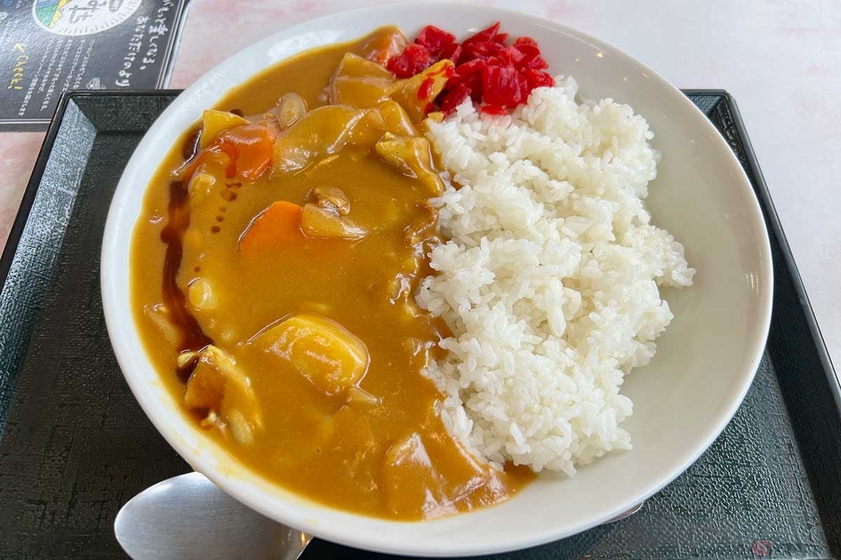 関越道「三芳PA」(下り)で見つけた「おふくろカレー」(790円)を実食。子供の頃に食べた懐かしい味を思い出す