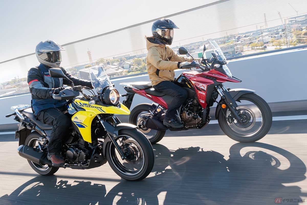 【2台でGO!!】スズキ「V-Strom250」と「V-STROM250SX」を連れ出し、ツーリングシーンでそれぞれの魅力を体感