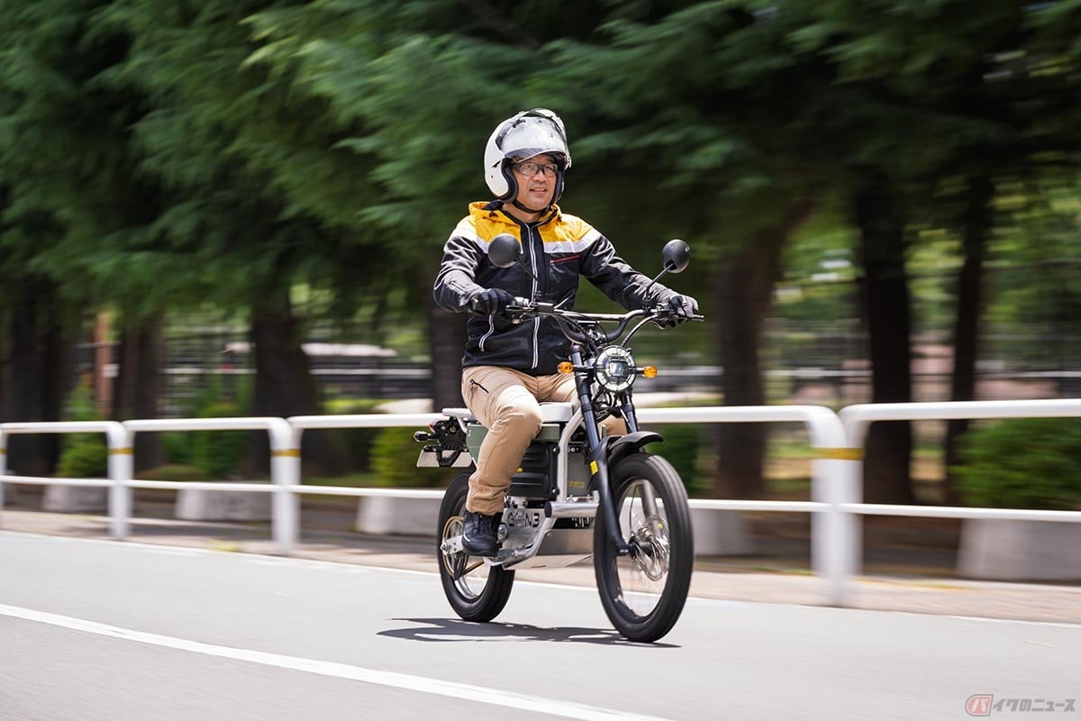 舗装路から不整地まで気軽に楽しむことができる電動トレールバイク「GE-N3」(通称ゲンさん)