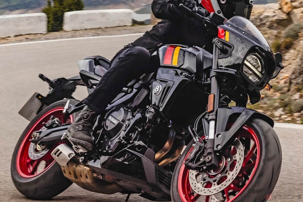 スズキの「TT兄弟」誕生!? 「GSX-8T」の兄弟車「GSX-8TT」発表 2025 年