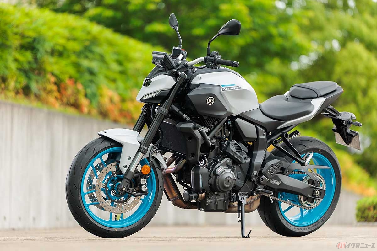 ヤマハ「MT-07 Y-AMT」(2025年型)カラー:マットライトグレー