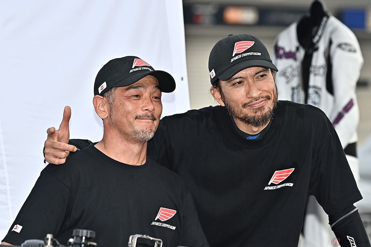 日本のバイクレース普及に務める「長瀬智也」さんが愛機で参戦 日本のバイクレース普及に務める「長瀬智也」さんが愛機で参戦