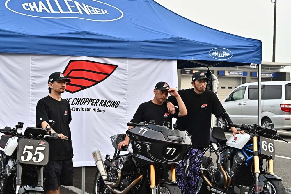 日本のバイクレース普及に務める「長瀬智也」さんが愛機で参戦
