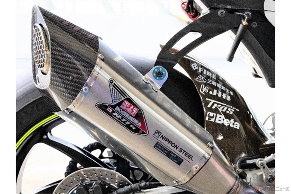 スズキの鈴鹿8耐参戦マシンに「純チタン」として世界初の環境配慮型