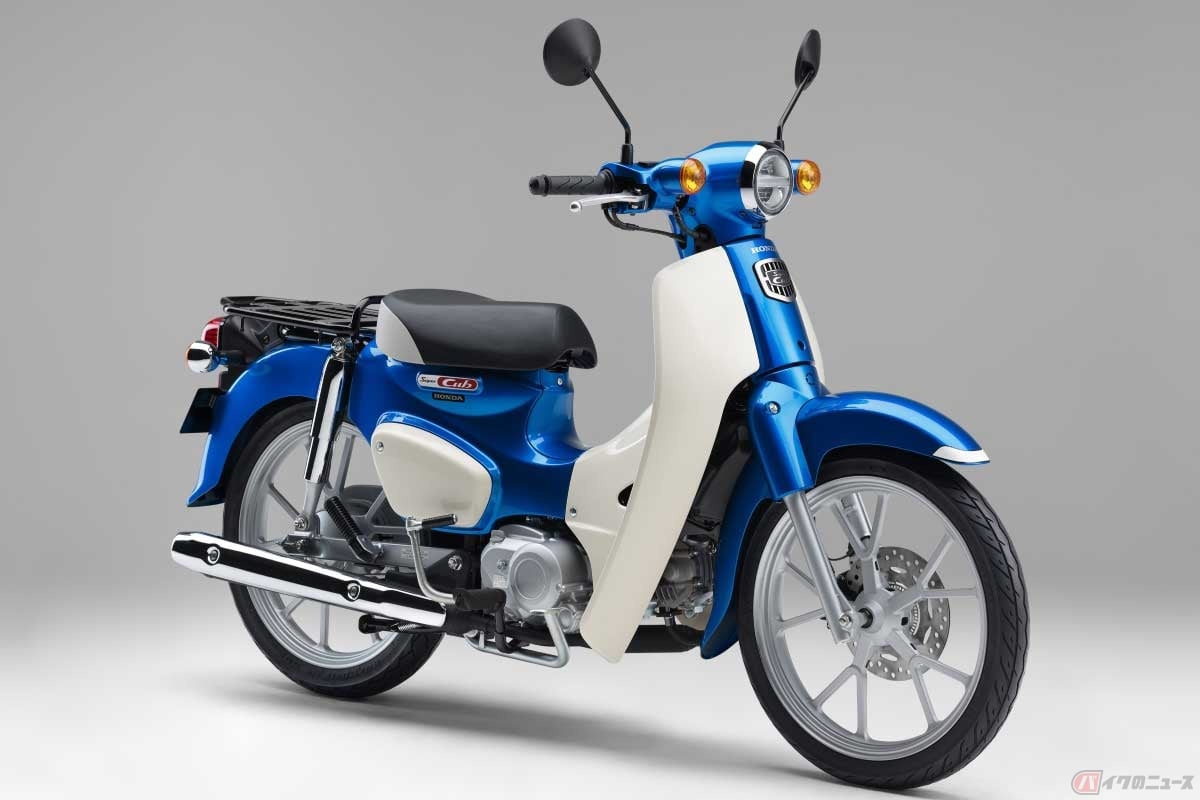 現行モデルのホンダ「スーパーカブ110」。「スーパーカブ」シリーズでは生産累計1億1000万台を超える