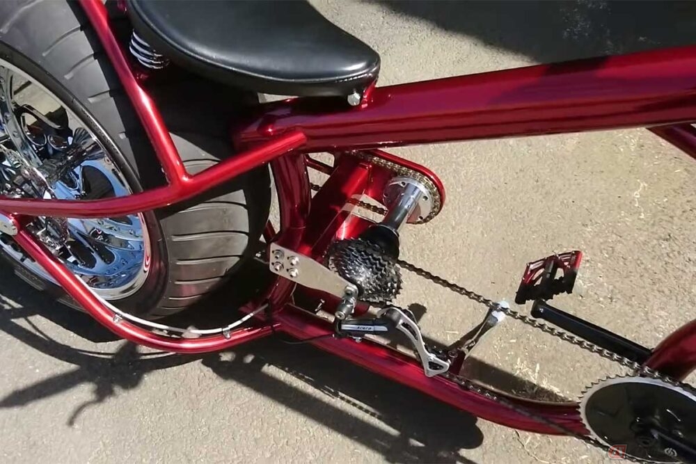 気分は『イージー☆ライダー』？ 超クールなチョッパー自転車に絶賛の