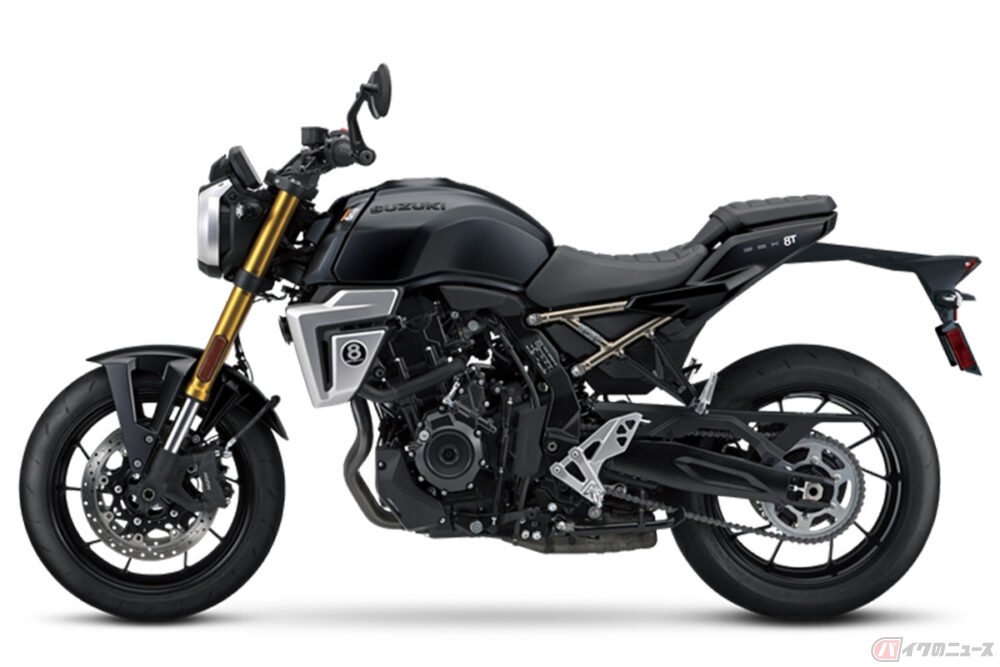 スズキが鈴鹿8耐会場で「GSX-8T」「GSX-8TT」を初公開！ 1968年登場の