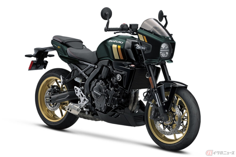 スズキが鈴鹿8耐会場で「GSX-8T」「GSX-8TT」を初公開！ 1968年登場の