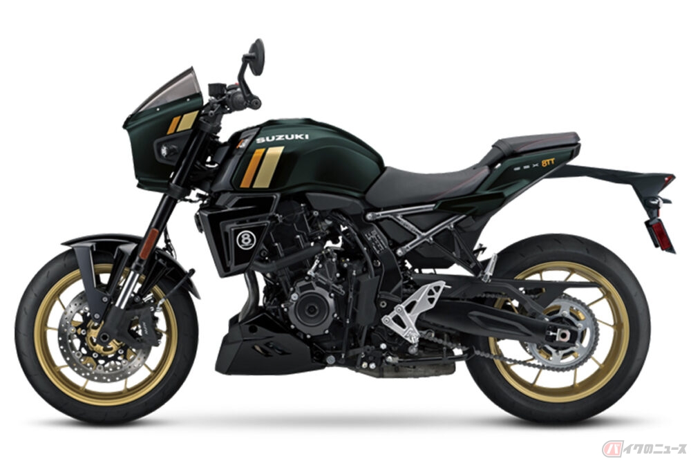 スズキが鈴鹿8耐会場で「GSX-8T」「GSX-8TT」を初公開！ 1968年登場の