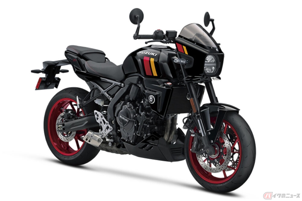 スズキが鈴鹿8耐会場で「GSX-8T」「GSX-8TT」を初公開！ 1968年登場の