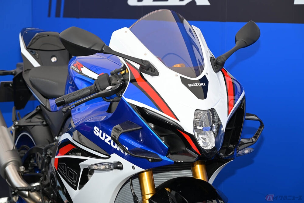 40周年の節目に登場したスズキ「GSX-R1000R」新型モデル 鈴鹿8耐会場で