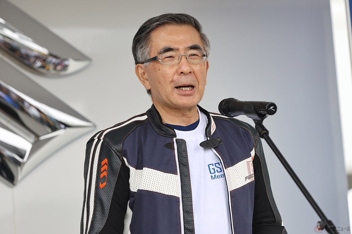 スズキ「GSX-S／R Meeting 2024」に参加した鈴木俊宏社⻑