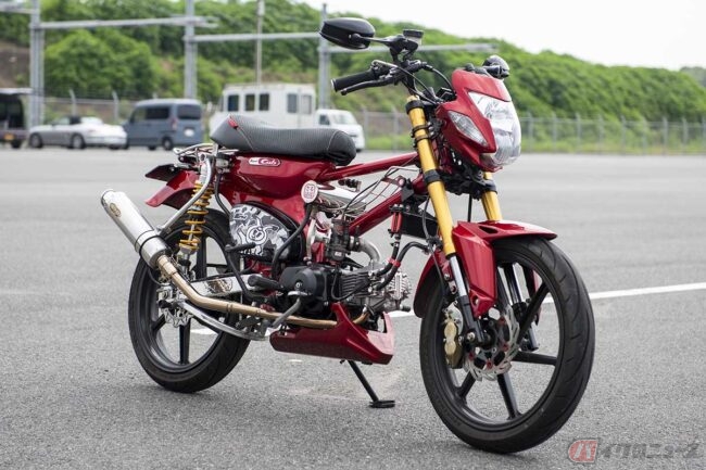 鉄カブならではの加工・流用」の極み 「タイカブ×グロム×NS-1」パーツ