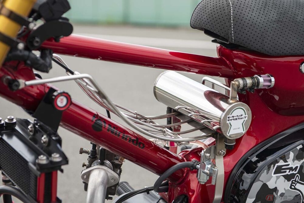 鉄カブならではの加工・流用」の極み 「タイカブ×グロム×NS-1」パーツ