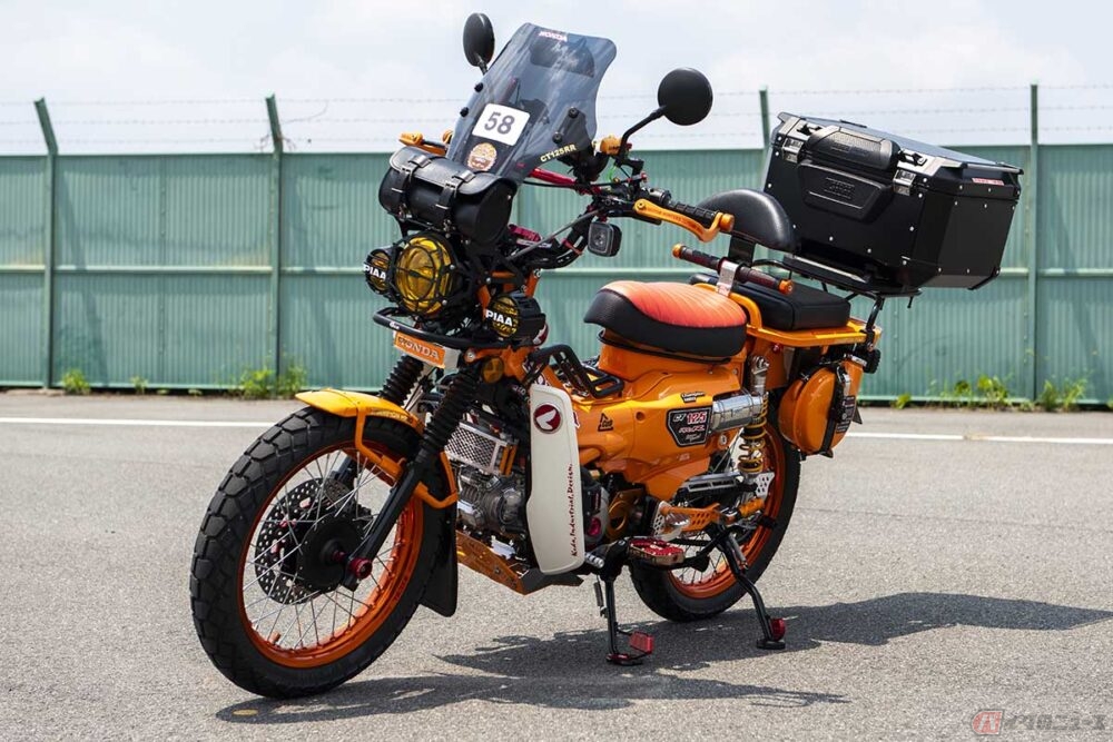 ★カスタムカブ 125c c ホンダC125】これもカブ！ 181cc化＆二人乗り化しちゃったゴリゴリ仕様