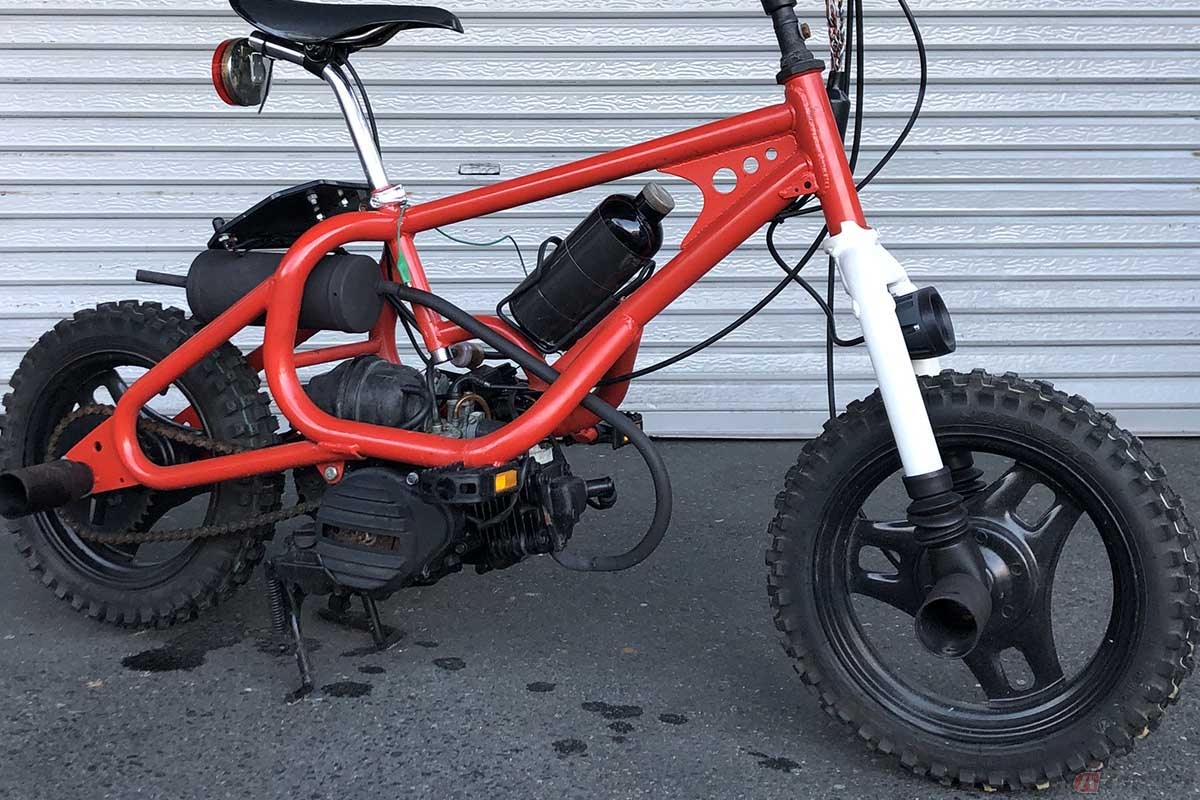スズキ「チョイノリ」と80年代のBMXをかけ合わせたカスタムバイク
