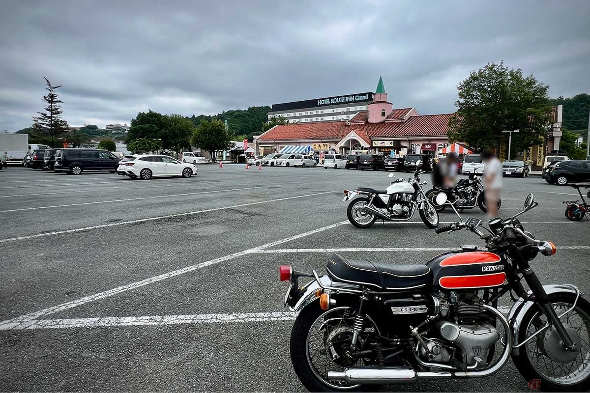 「道の駅ちちぶ」は関東でも人気のツーリングスポットだけに、バイクでの利用者も多かった