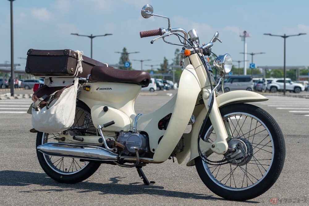 ホンダ　スーパーカブ70カスタム    書類付実働ベース車 ビジネスカブ「スーパーカブ70デラックス」が上質な大人の足に?? ヤリ