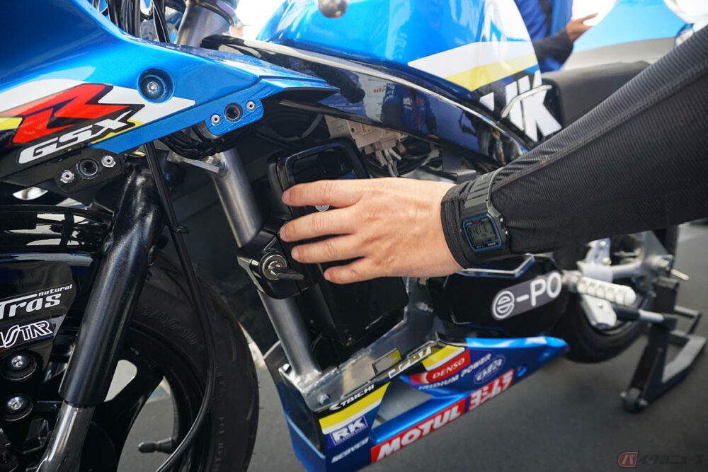 スズキ「ミニGSX-R」が市販化の可能性も？ 開発者が語る電動バイクの
