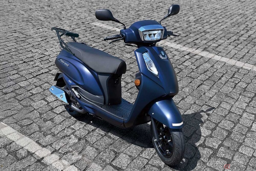 20万円代で買えるスズキの原付二種「アドレス125」が進化!! 外観の刷新