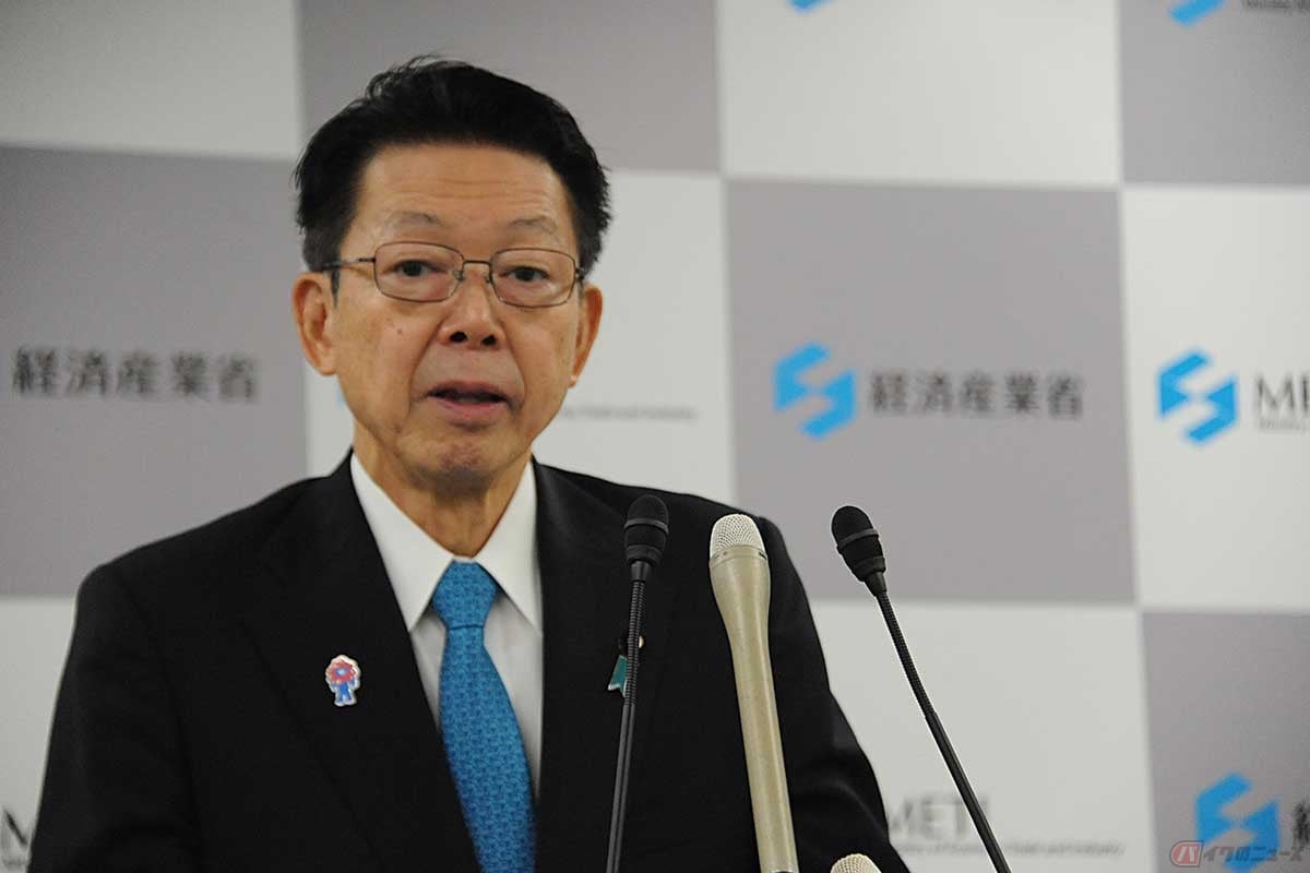 武藤容治経産相(撮影=中島みなみ)