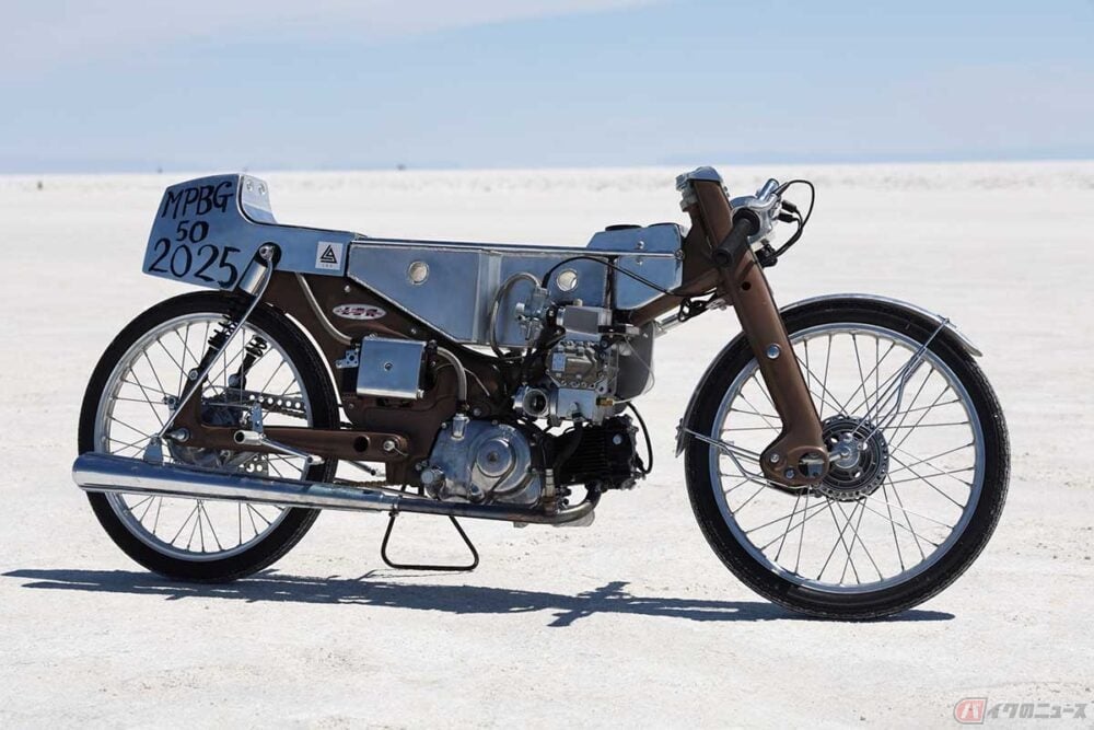 世界最速のスーパーカブ」!? 伝統の地で最高記録に挑む日本人女性が