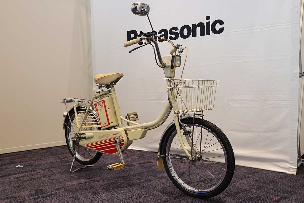 国内第1号となる電気自転車、ナショナル「Electric Cycle DG-EC2」(1980年)
