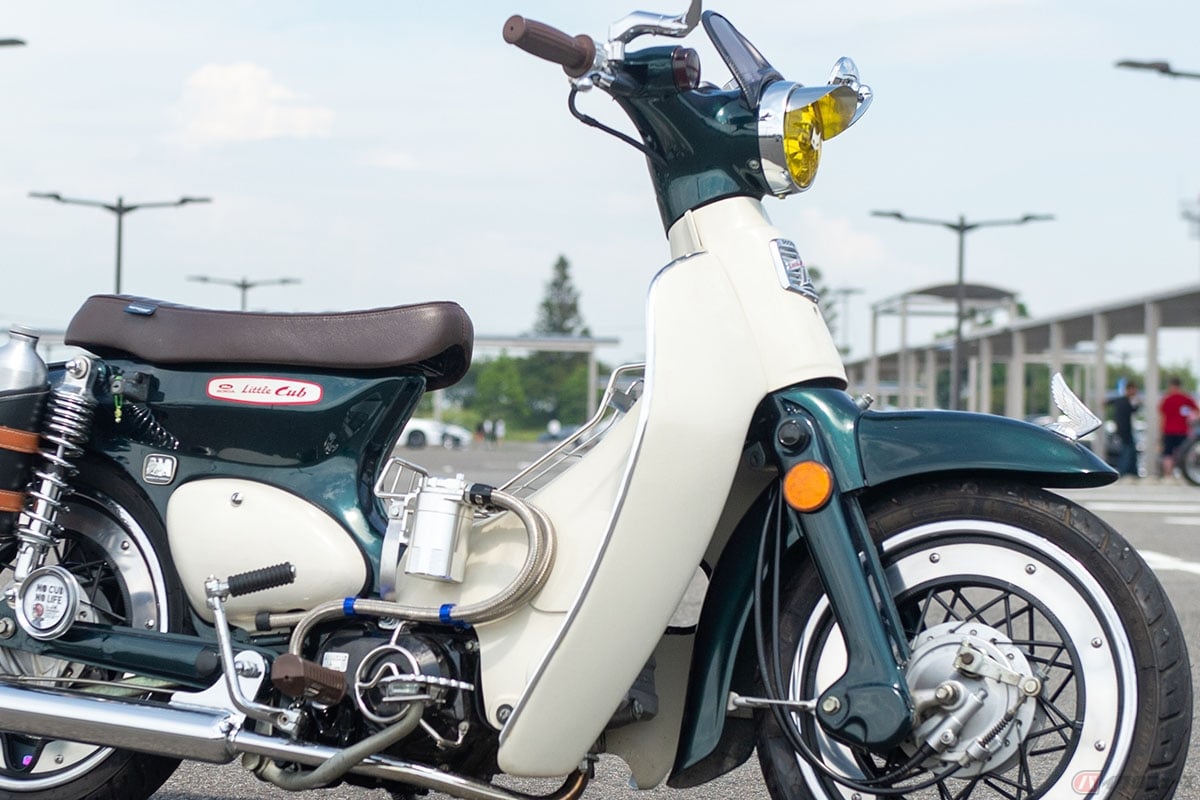 ホンダ「リトルカブ」をベースにしたカスタムバイク