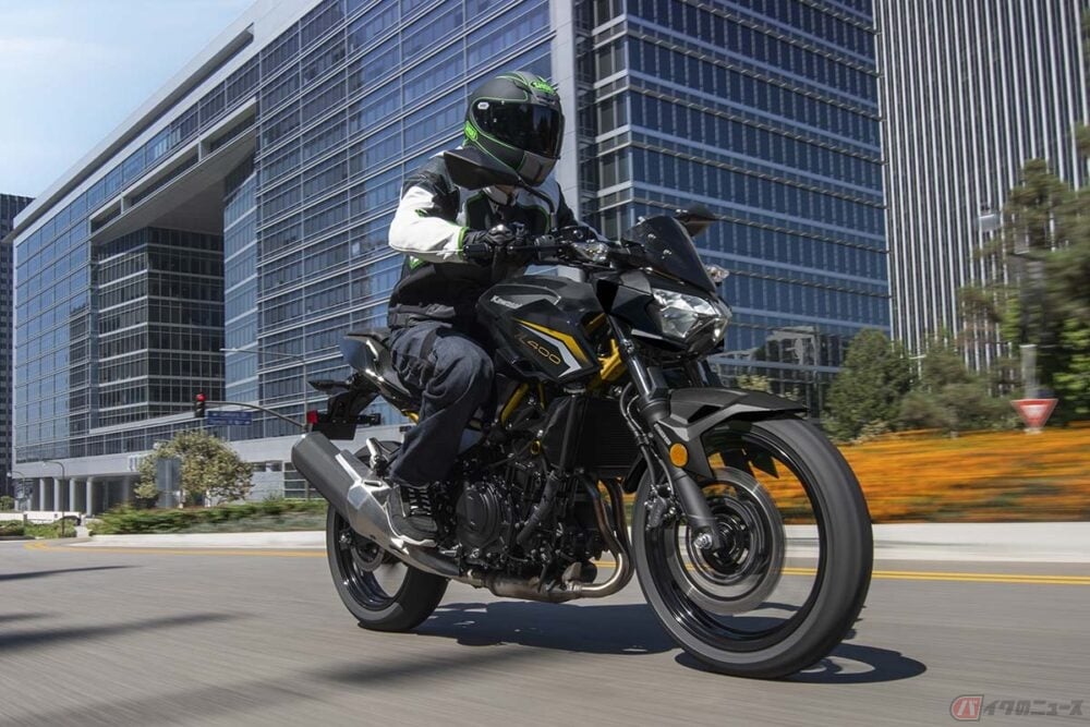 ブラック基調のシブい一台!! カワサキ「Z」シリーズのミドルクラス