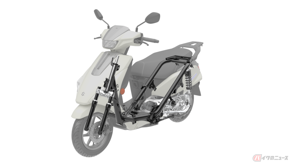 スズキが新型スクーターを日本初公開!! シート下スペースも確保された